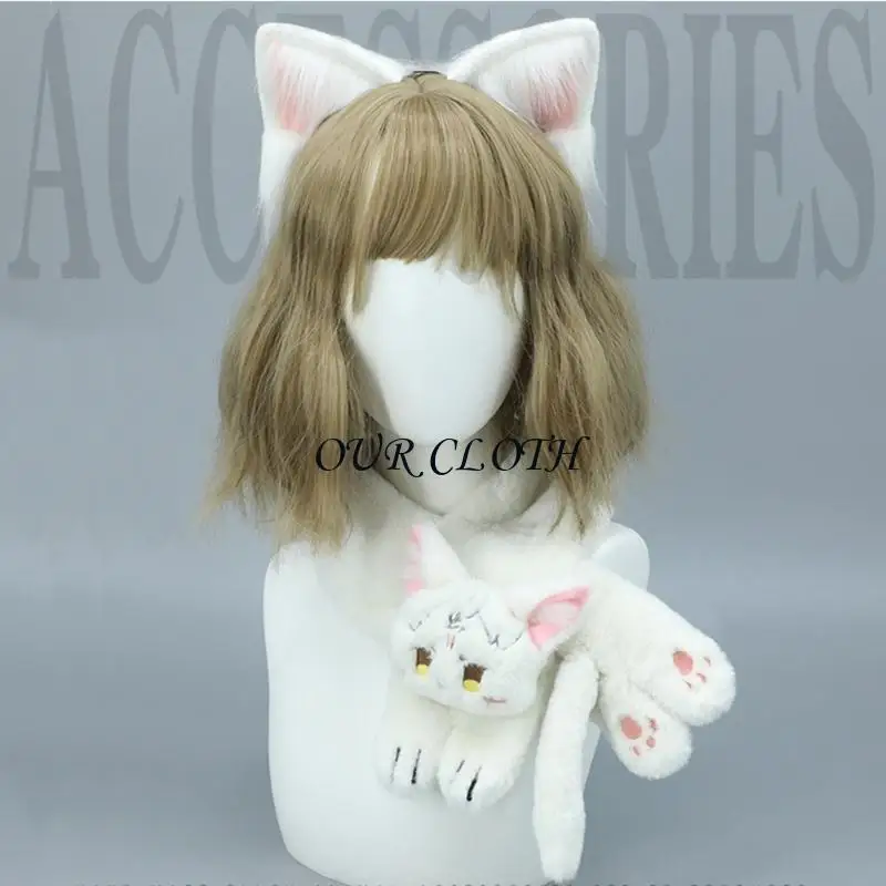 ผ้าพันคอตุ๊กตาผู้หญิงอะนิเมะคอสเพลย์เครื่องแต่งกาย Neckerchief สาววัยรุ่น PARTY Supplies Y1AC