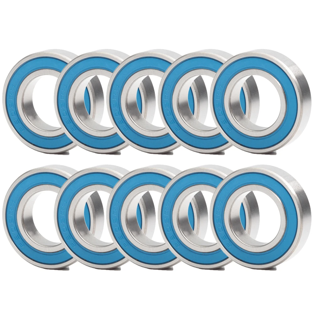 

6902RS Bearing 10PCS 15x28x7 mm ABEC-3 Hobby Electric RC Car Truck 6902 RS 2RS Ball Bearings 6902-2RS Blue Sealed