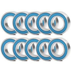 6902RS Bearing 10PCS 15x28x7 mm ABEC-3 Hobby Electric RC Car Truck 6902 RS 2RS Ball Bearings 6902-2RS Blue Sealed