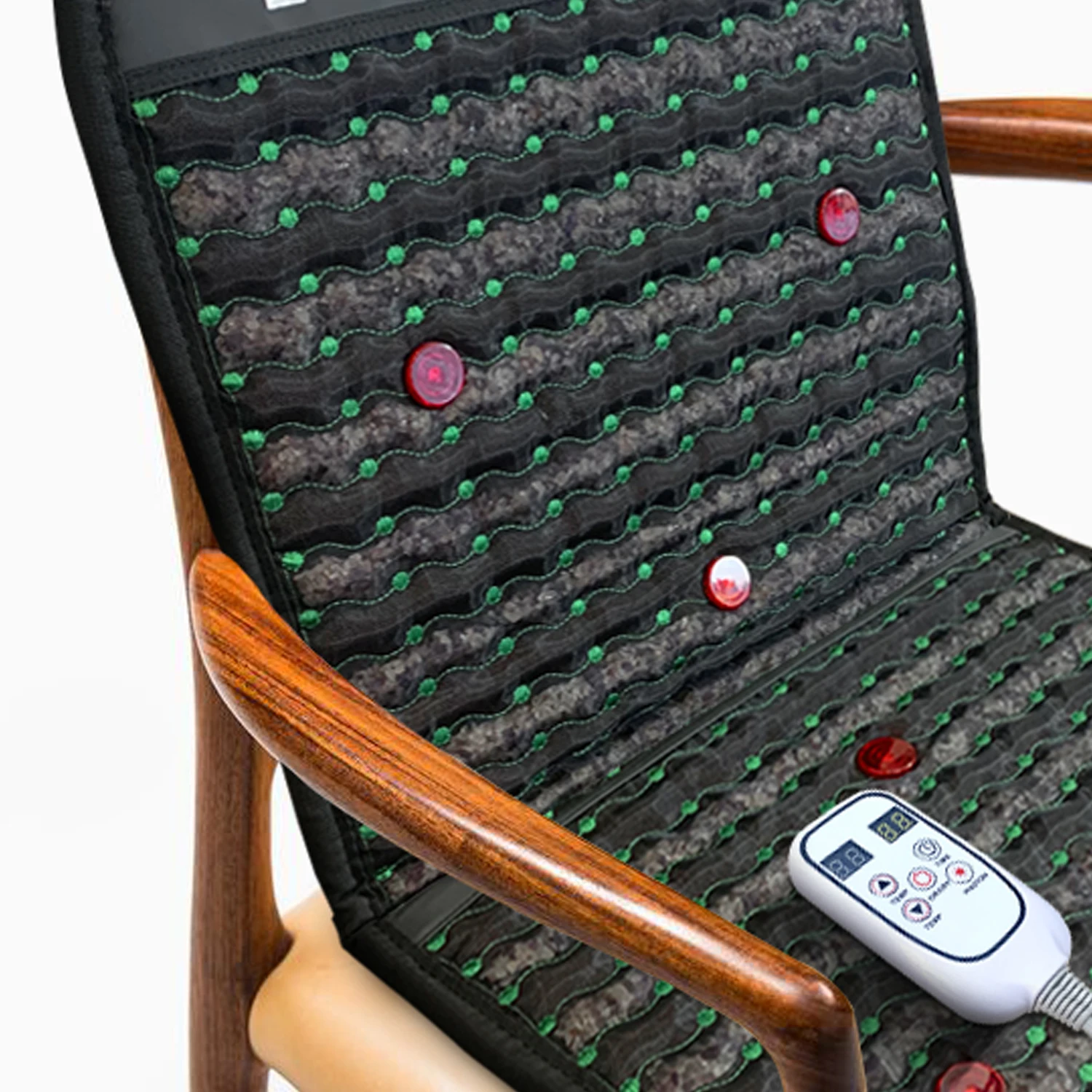 PEMF Crystals Infrared thermal Chair Mat Far Infrared Heating Pad for Office Chair cushion