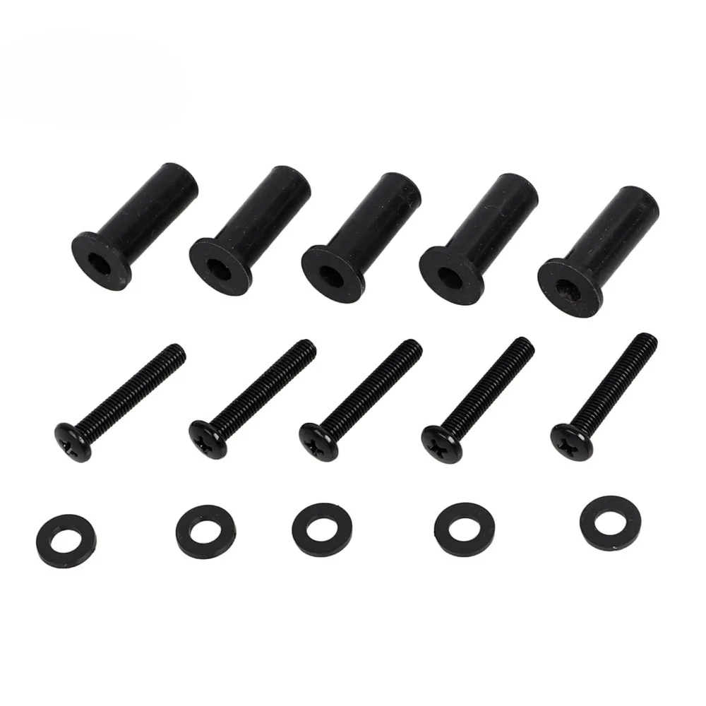 Modified Accessories Windshield Cover Base Nut Bolt Screw Set for Harley-Davidson Road Glide 1998-2023 Black Brand New