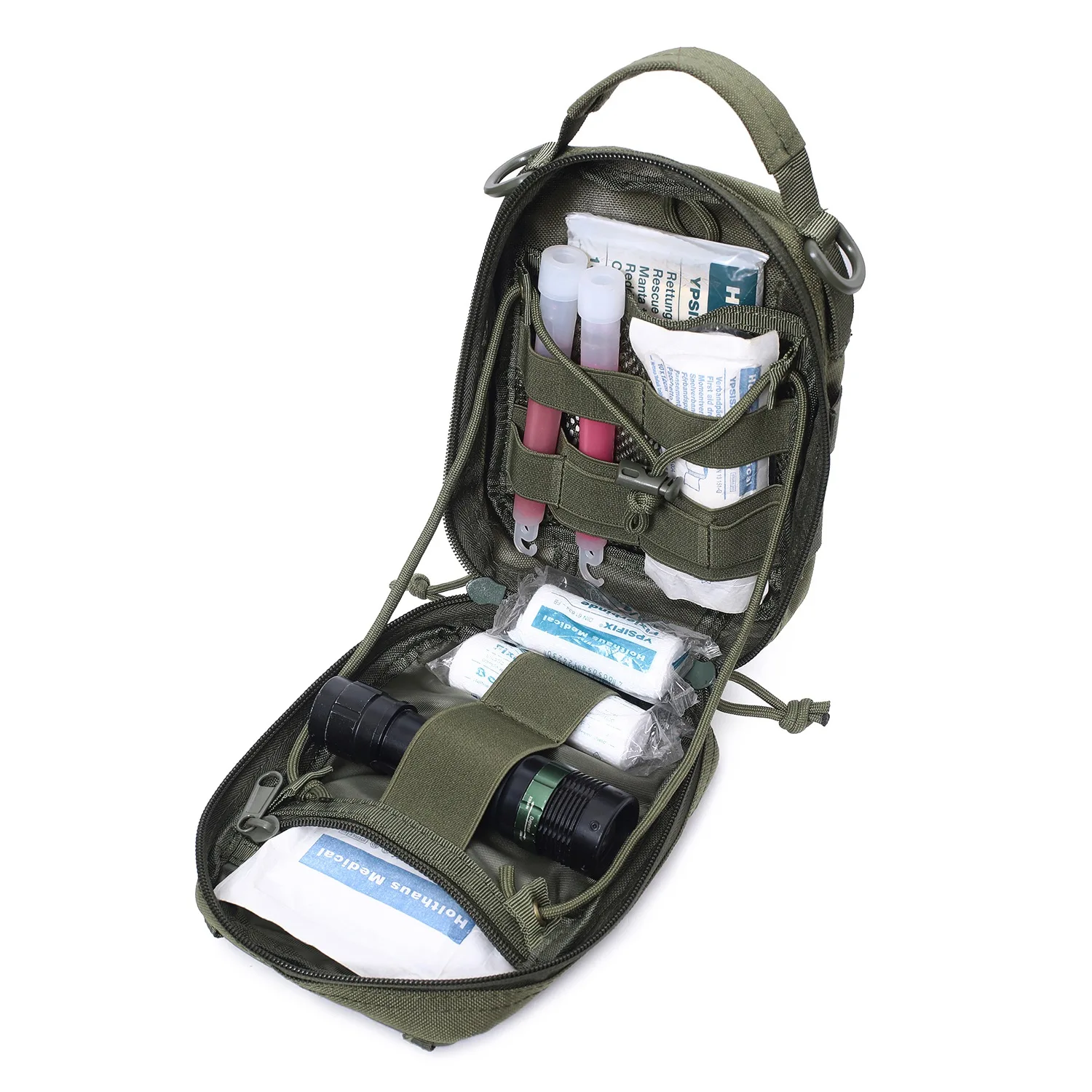 Bolsa táctica de primeros auxilios Molle EMT, bolsa IFAK, bolsa médica de utilidad, bolsa de primeros auxilios para acampar, senderismo, viajes al aire libre