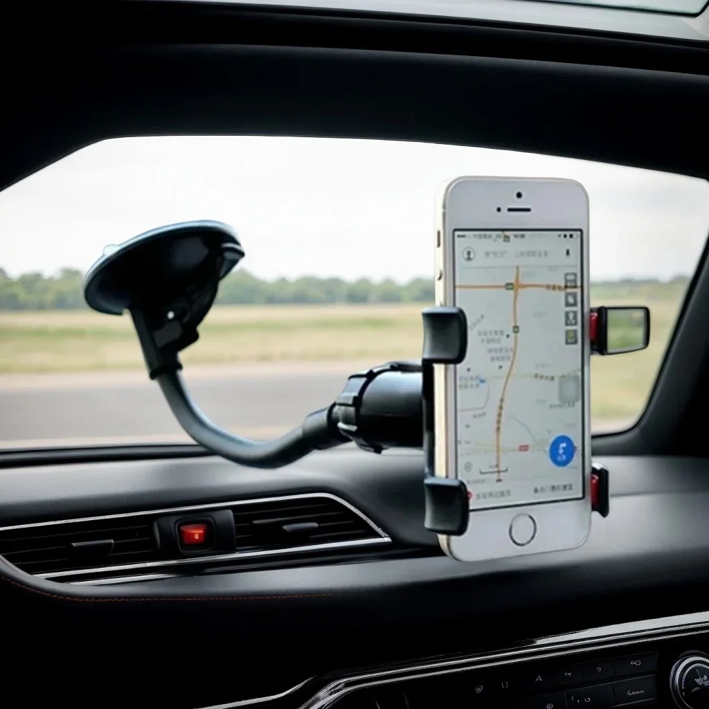 

Универсальный вращающийся автомобильный держатель для телефона на 360° ° Поворотное крепление на лобовое стекло/приборную панель для GPS и смартфонов (аксессуар для авто)