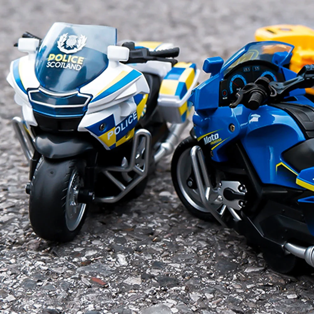 Men's Racing Toy Motorcycle for Kids Preschool Car Toys Boxed Hands-on Ability Mini Educational Alloy