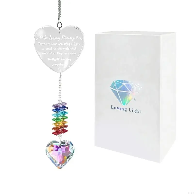 

H8WB Простой хрустальный шарм для игры света во дворе. Последствия изгиба