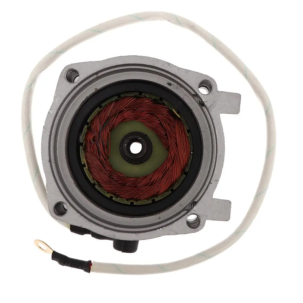 Silver Alloy Electric Motor Starter for Dirt Chopper Bike 49cc 2 Stroke Engine Mini Motorcycle Compatible