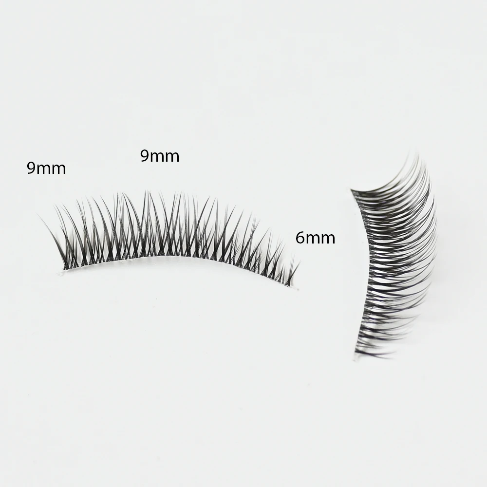 Jennie-inspired Comic False Eyelashes Black & Brown Natural Looking Idol Lashes Soft Natural Reusable Little flame eyelashes