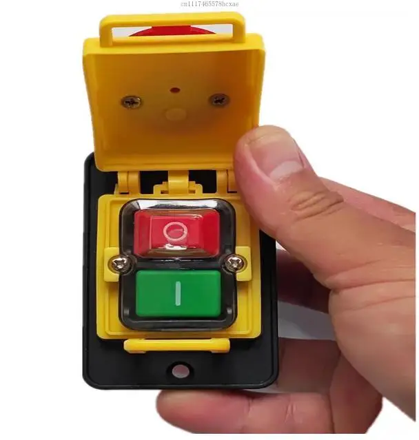 KJD18 Marine Grinding Machine - 5/7-pin Waterproof Electromagnetic Button Switch Emergency Stop Switch