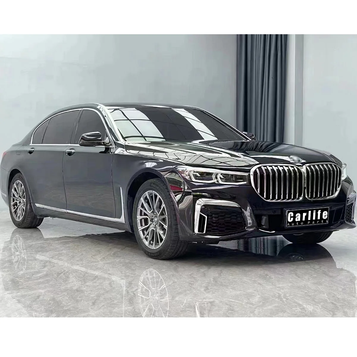 PP material bumpers bodykit consist of grill bodykit For BMW 7 SERIES F02 2009-2015 escalate to G12 2019-2021.