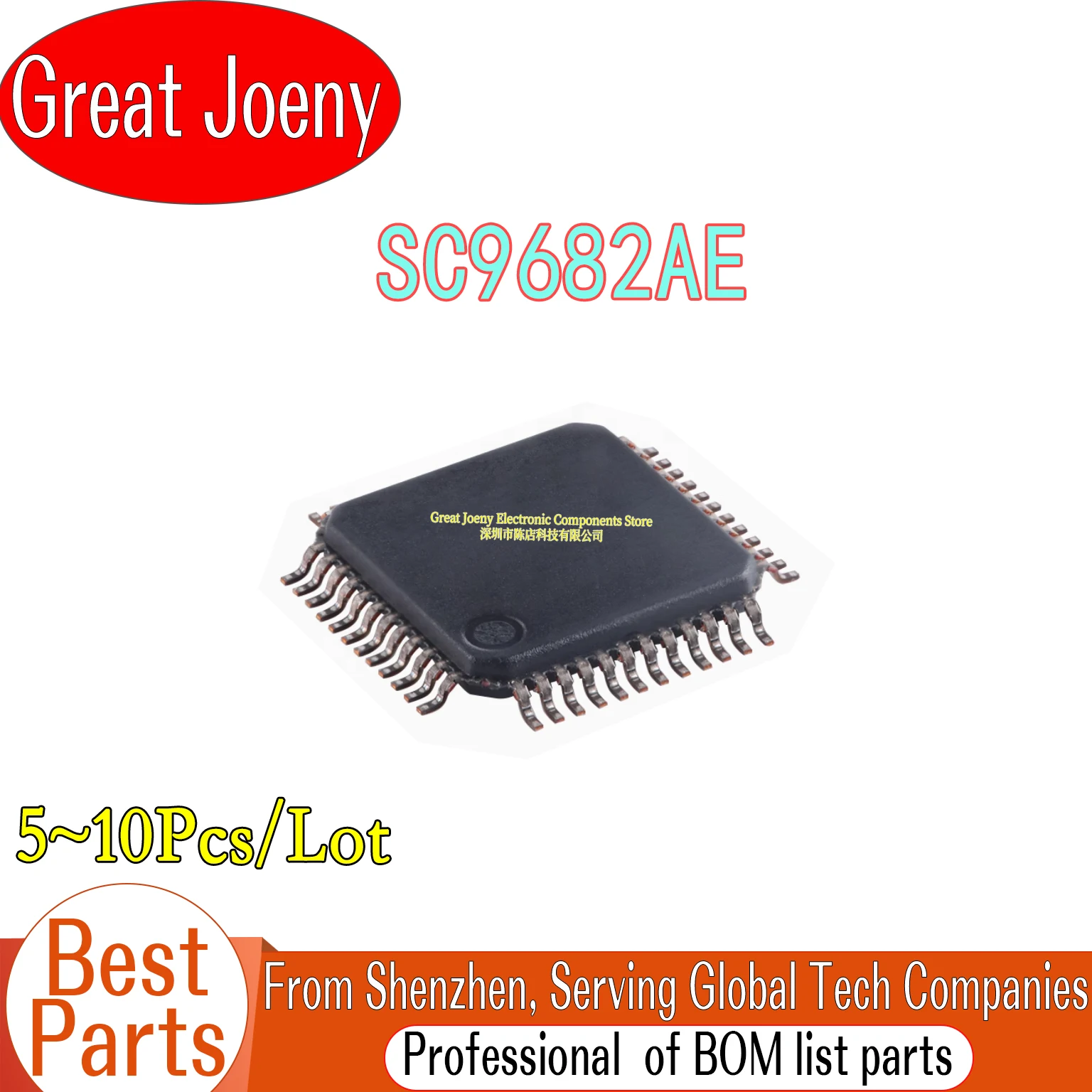 (5-10piece)100% New SC9682AE QFP-48 Chipset