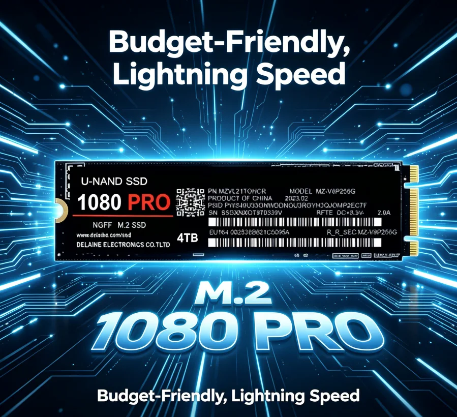 2026 1080PRo 990PRo 4TB 2TB 1TB SSD NGFF M2 PCIe Gen 4 com Dissipador de Calor, Unidades de Armazenamento Internas para PS5, PS3, PS4, Computadores de Jogos DIY