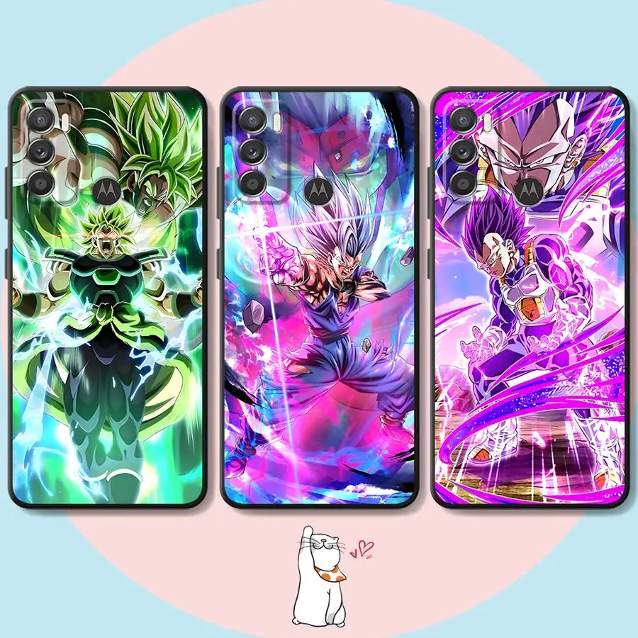 Phone Cover Case for Motorola Moto G51 G73 G50 G53 G30 Edge 20 Pro 30 Lite G52 G32 G71 G22 Edge40 G60s Dragon Ball Goku view 4