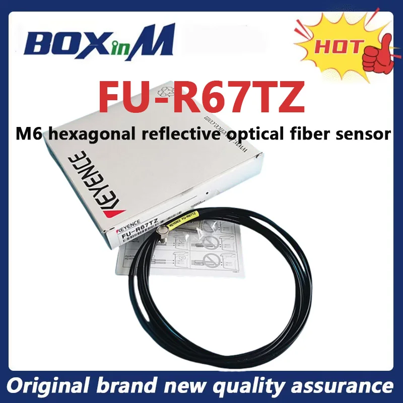 

100% KEYENCE New original FU-R67TZ M6 hexagonal reflective visual fiber optic sensor