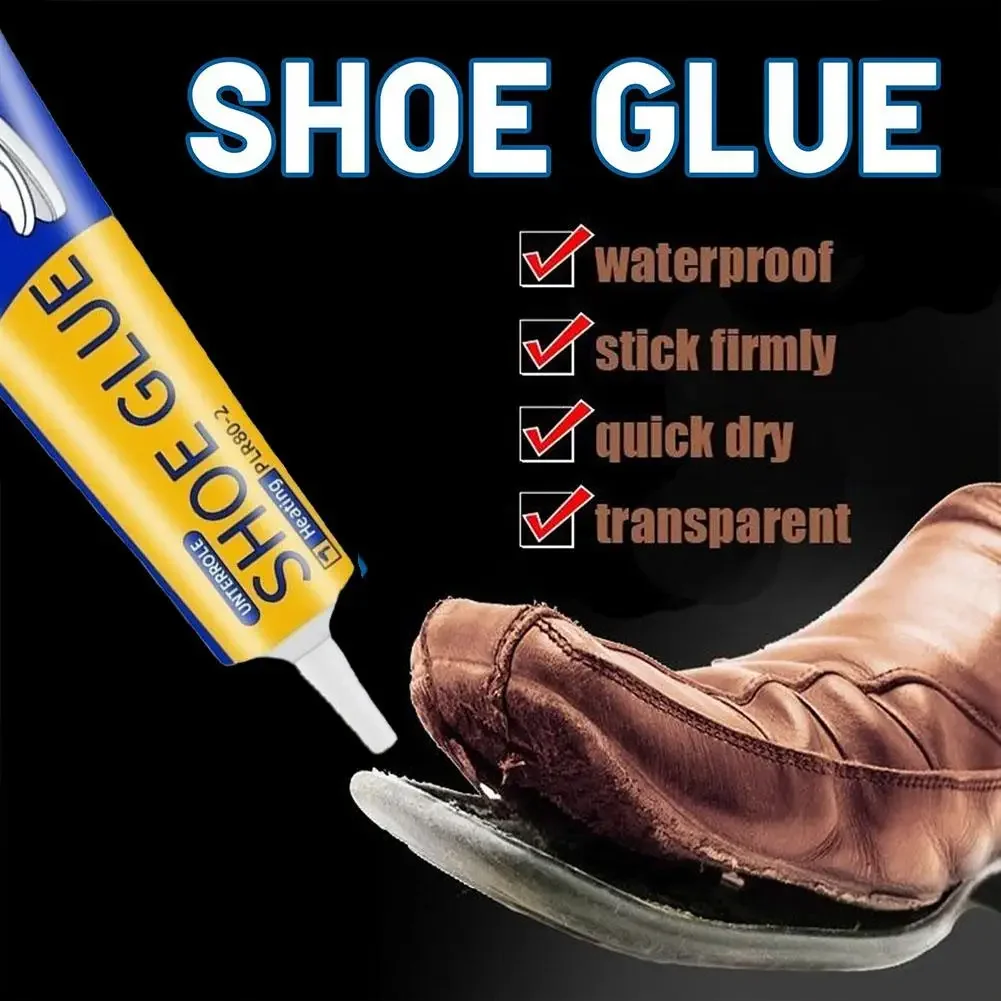 Colla per scarpe adesivo per riparazione suola 45g resistente flessibile istantaneo impermeabile ad asciugatura rapida colla per scarpe riparazione scarpe da trekking adesive