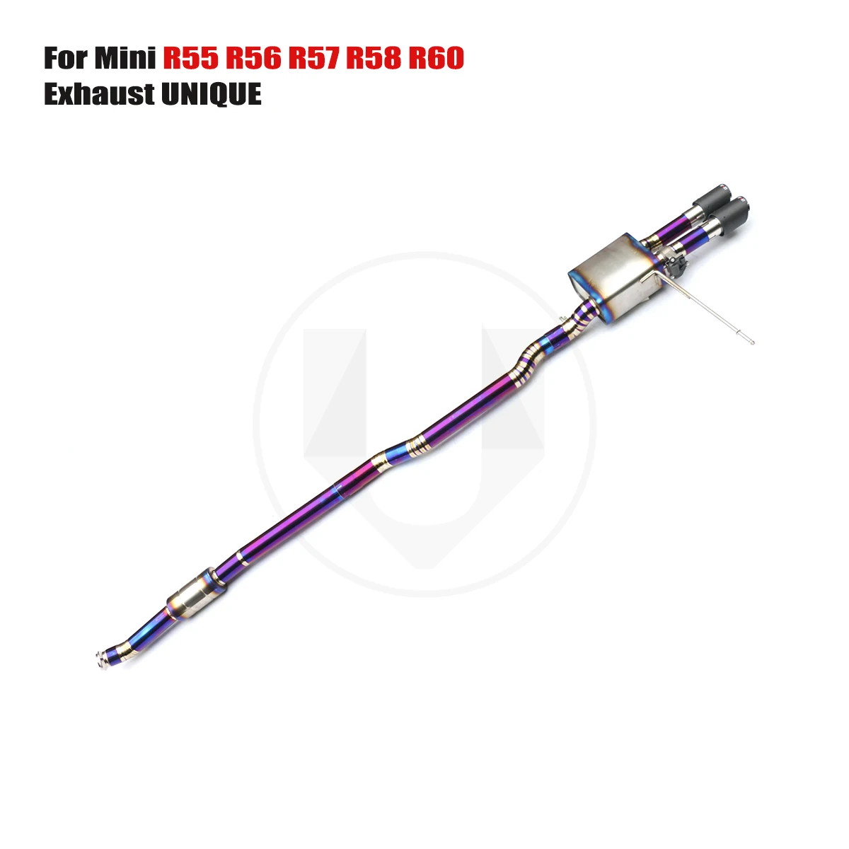 UNIQUE For Mini R55 R56 R57 R58 R60 performance valve titanium exhaust system  TC4 titanium alloy exhaust muffler