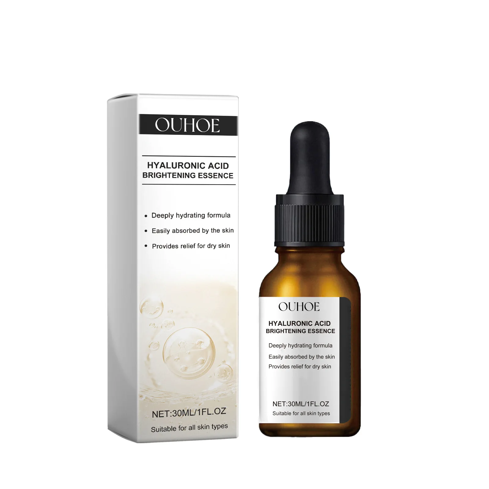 Hyaluronic Acid Serum for Face Repair Shrink Pores Improve Dullness Moisturizer Nourishing Firming Brightening Essence Skin Care