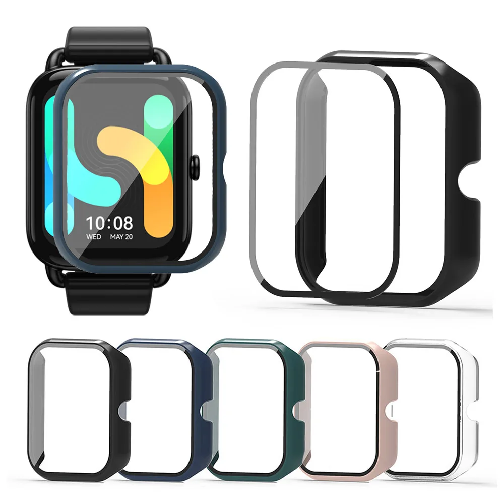 شاومي haylou rs4/rs4 plus حافظة حماية من الزجاج المقسى ، واقي شاشة كامل