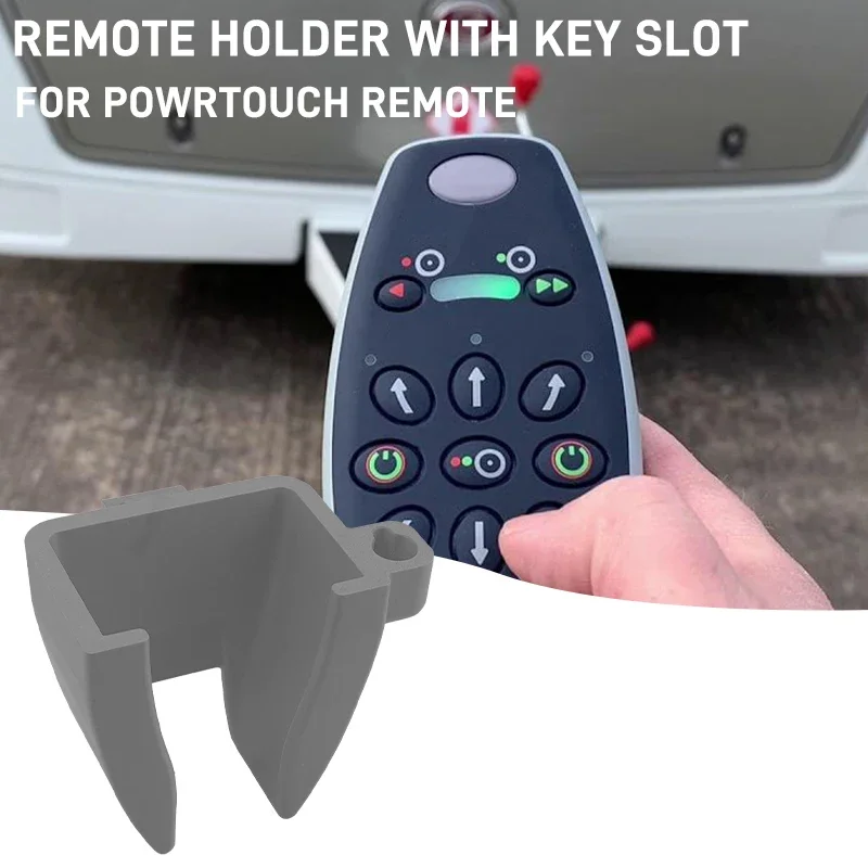 1/2pcs Remote Holder with Key Slot Organizer For Powrtouch Remote Control Bracket RV Camper Part Accessories