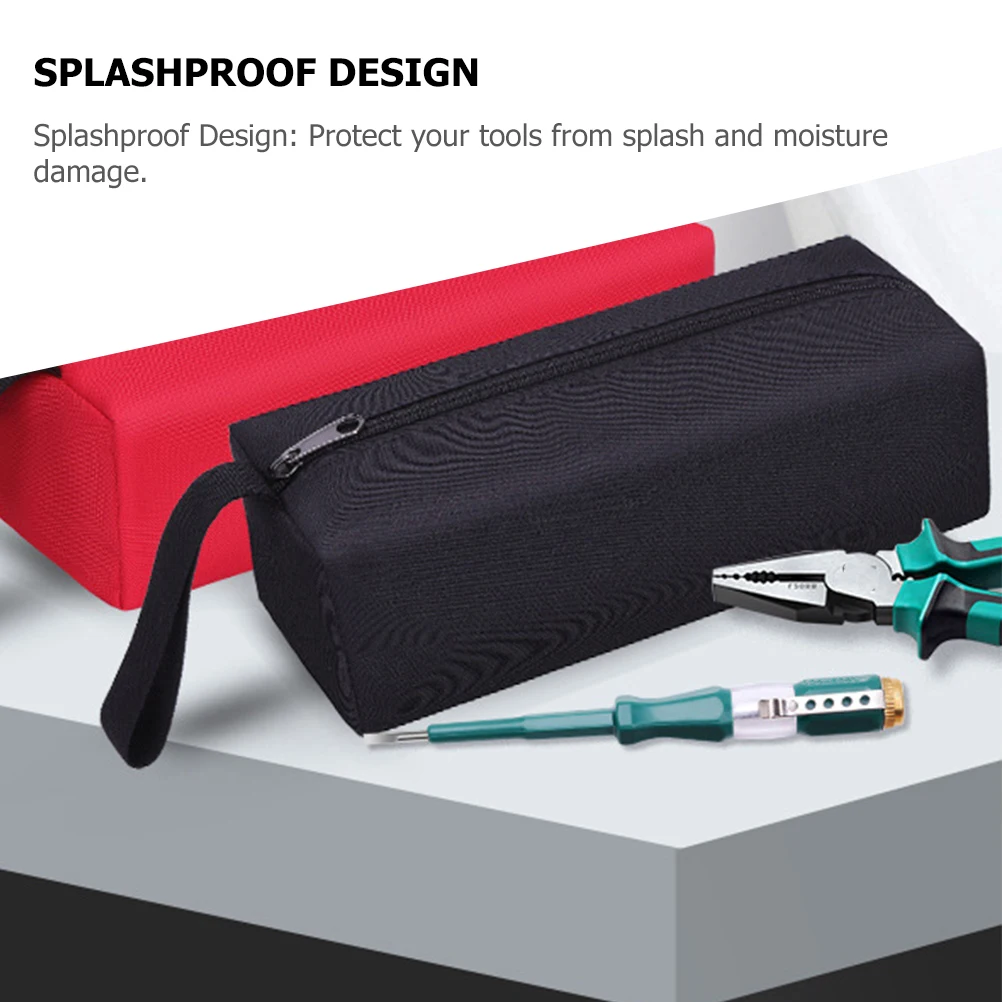 

3pcs Large Black Tool Storage Bag Waterproof Multi function ganizer Oxford Cloth Pouch for Toolbox Versatile Portable Durable