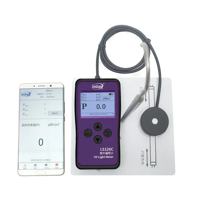 Irradiometer LS126C Hospital UV Disinfection and Sterilization Lamp UVC254nm Power Meter LS127C