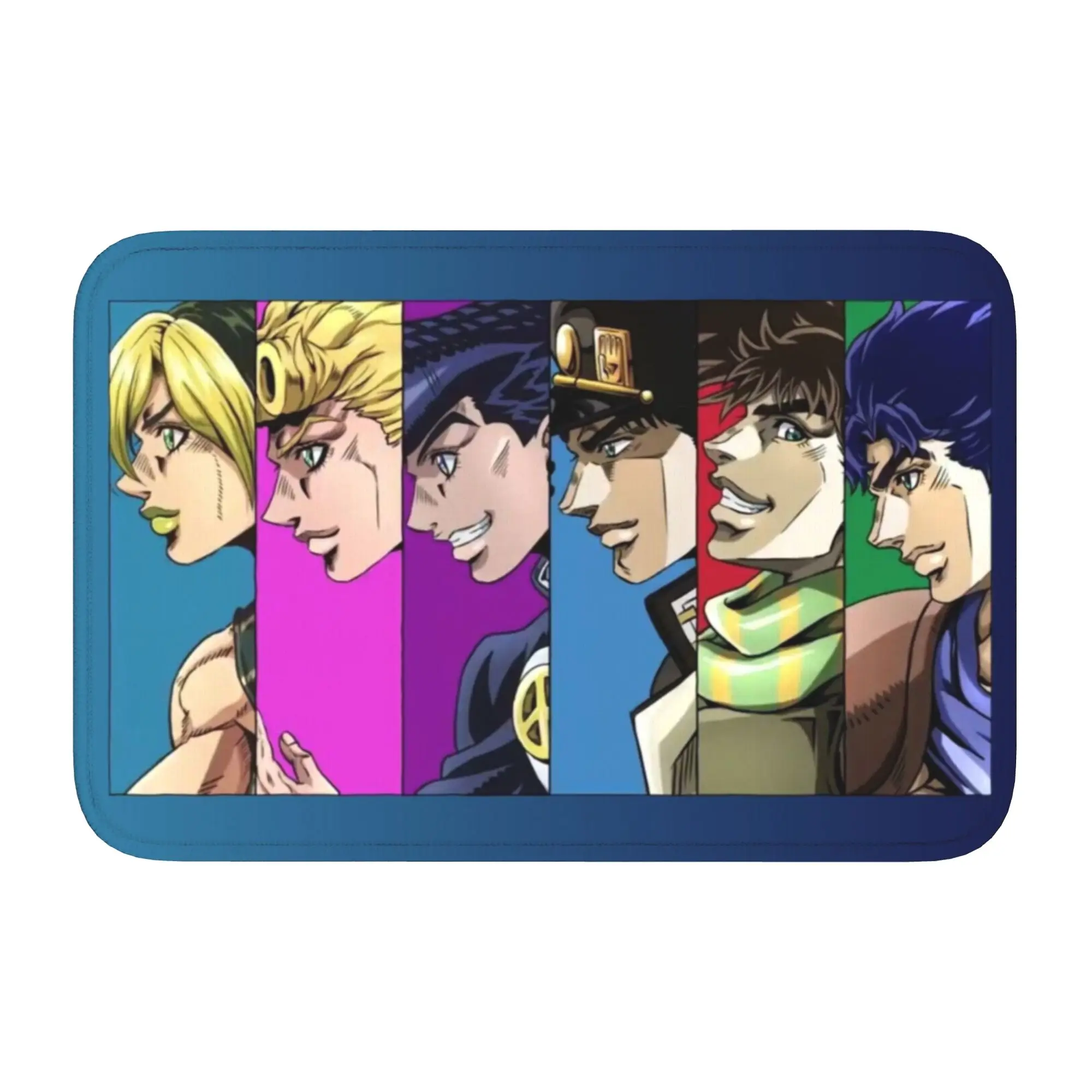 

Custom JoJoes Anime Doormat Anti-Slip Entrance Welcome Kitchen Bathroom Floor Door Mat Toilet Living Room Carpet Rug