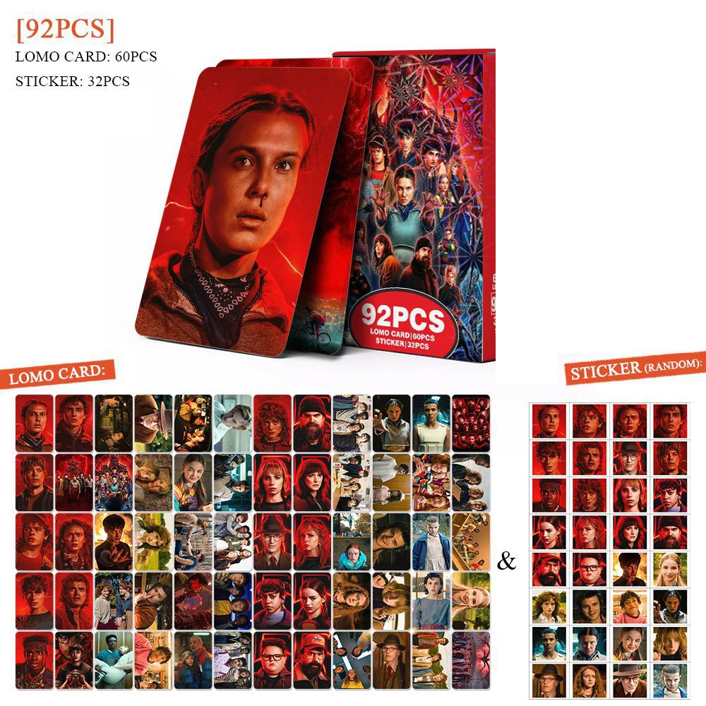 55pcs Lomo Cards Photocards Photo Astonished Printed Cards Fans Collection