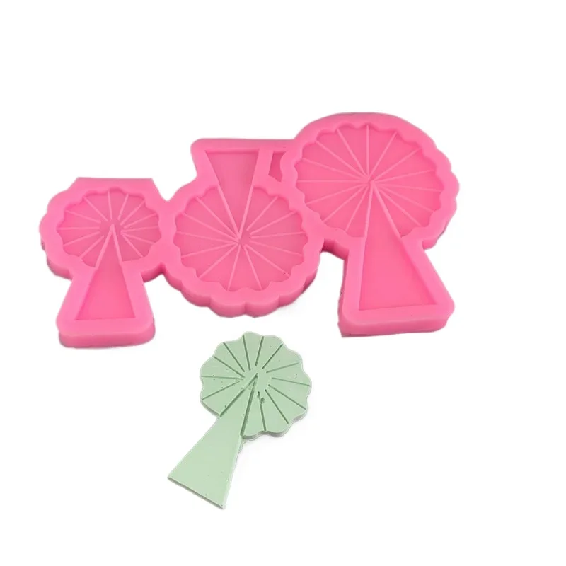 Windmill Ferris Wheel Cooking Tools Silicone Mold for Baking Fondant Sugar Bakery of Cake Decorating Kitchen Accessories Ware