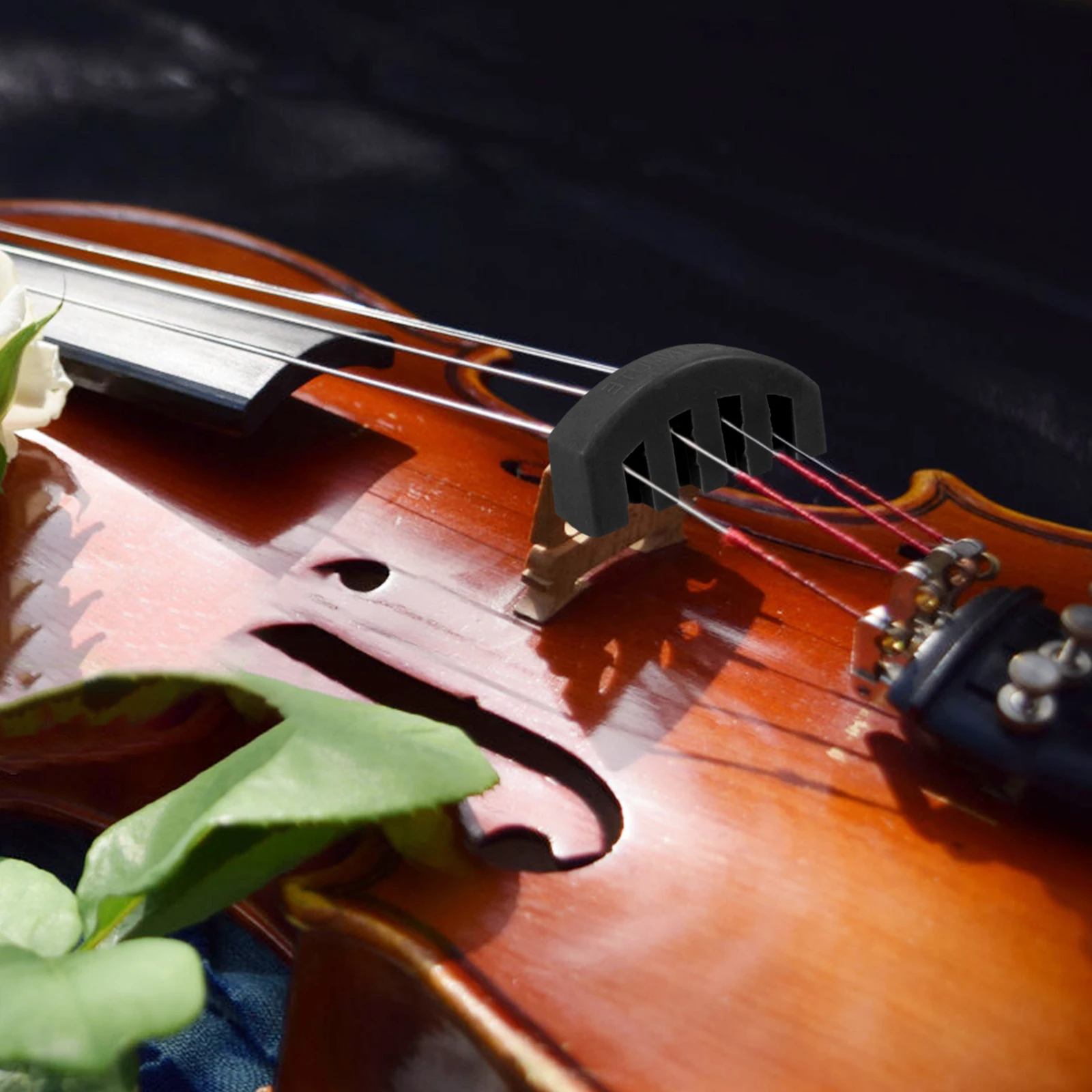 

Violin Mute Music Instrument Parts Rubber Musical Instruments Accessories Convenient for Five Claws Portable Small