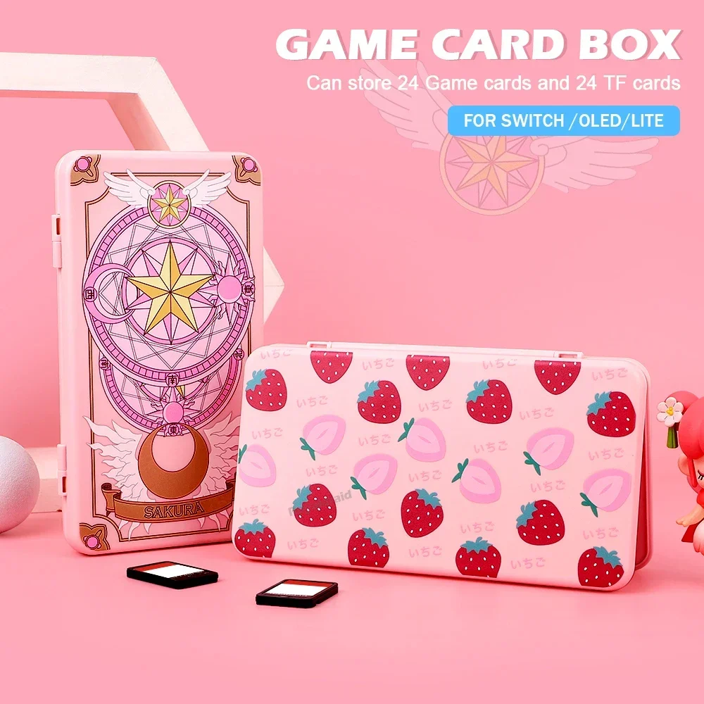 NEUE 24-in-1-Spielkartenhülle, Hartschalen-Schutzhülle, Aufbewahrungsbox für Switch/Lite/OLED-Zubehör