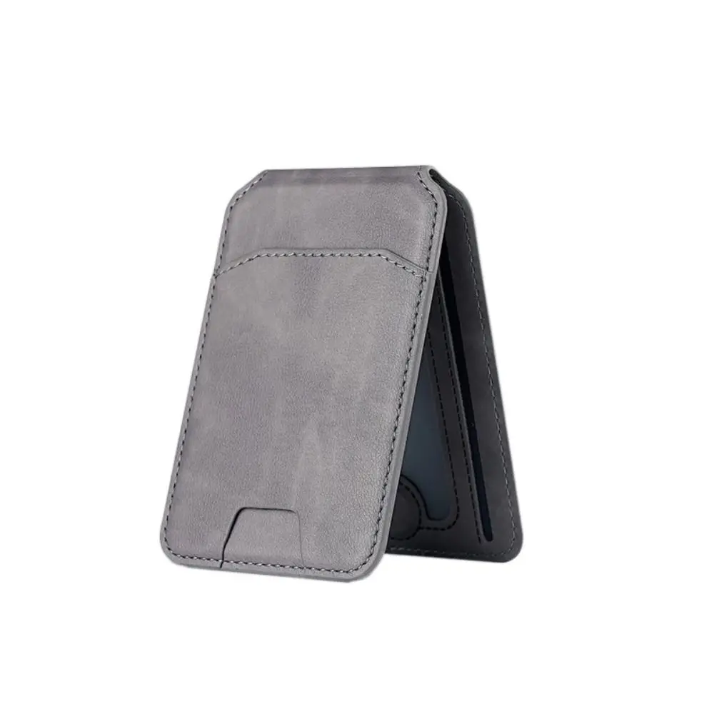 

For Magsafe Wallet Phone Card Holder Safety Accessories Magnetic Wallet Stand Leather Anti-theft for iPhone 15 14 13 ProMax