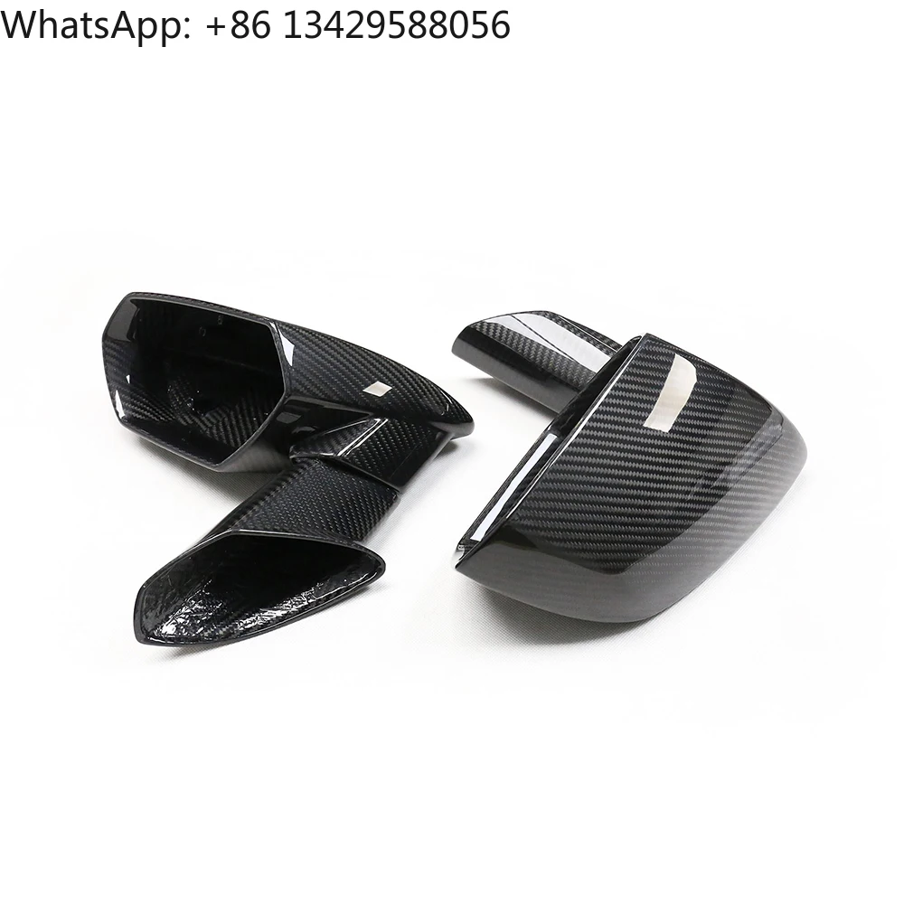4Pcs Dry Carbon Mirrors for Lamborghini Huracan LP600 LP610 LP620 2014+ Exterior Mirror Cover Rearview Sider Mirrorcaps