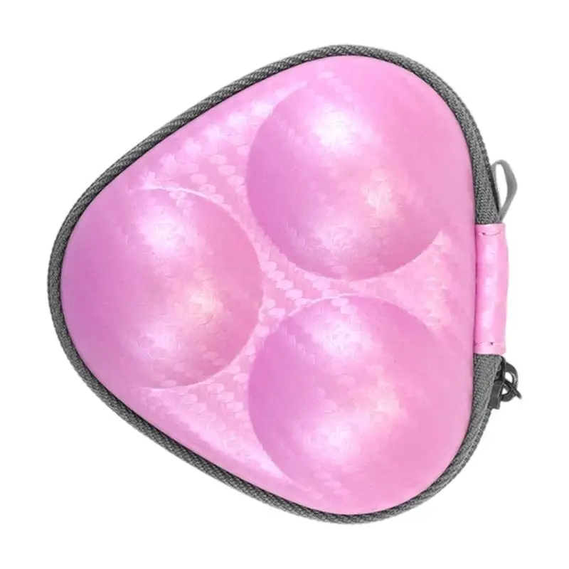 652F صندوق تنس الطاولة مقاوم للماء حاوية تنس طاولة رائعة 3 بينغبونغ تخزين صندوق صلب حامل حمل يسهل حملها #5