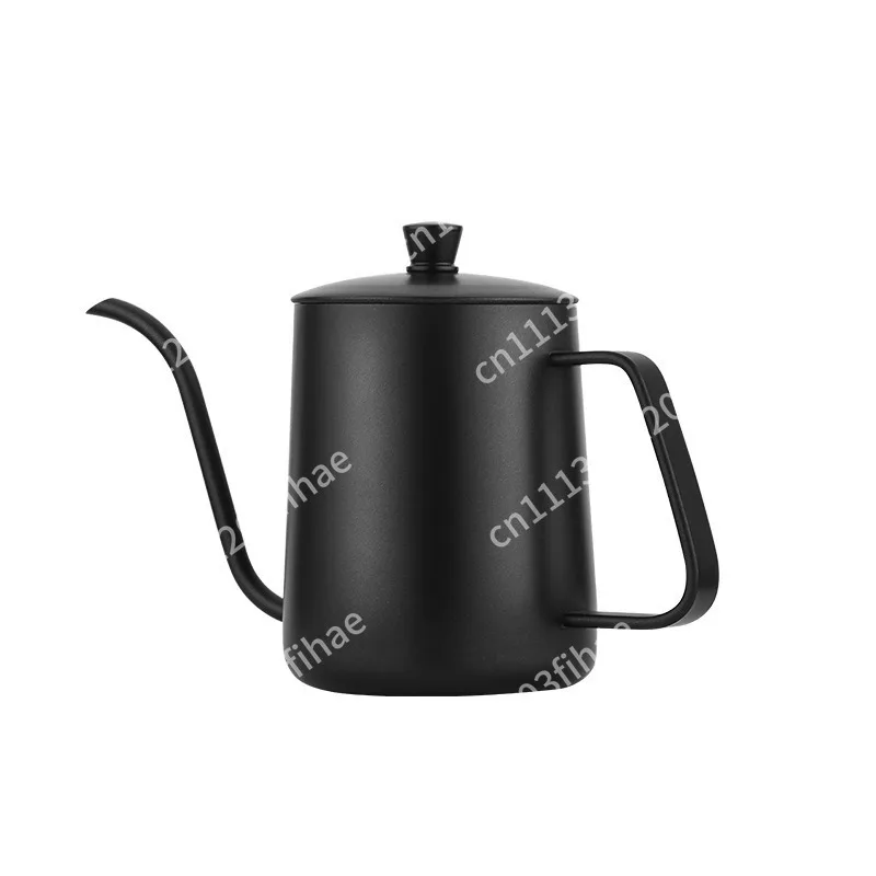 600Ml with lid hanging ear coffee utensils thin mouth pot 304 stainless steel coffee hand brewing pot
