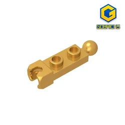 GDS-904 Plate, Modified 1 x 2 with Tow Ball and Small Tow Ball Socket on Ends compatible  with lego14419