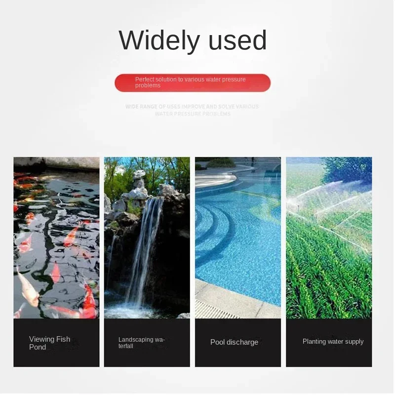 Submersible Pump for Swimming Pool Corrosion-Resistant Stainless Steel Large Flow High Lift Fountain Irrigation Drainage Pump