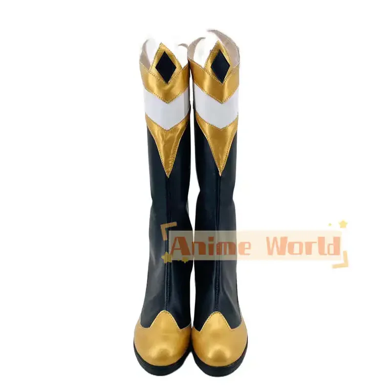 Gioco Faker Ahri Scarpe Stivali Cosplay Stivali di Carnevale di Halloween Realizzati su misura