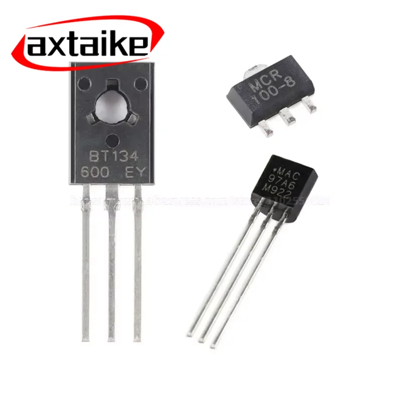 20PCS MCR100-6 MCR100-8 BT131-600 BT169D MAC97A6 MAC97A8 TO92 BT134-600E TO126 MCR100 BT131 BT169 97A6 97A8 DIP 600V Thyristor
