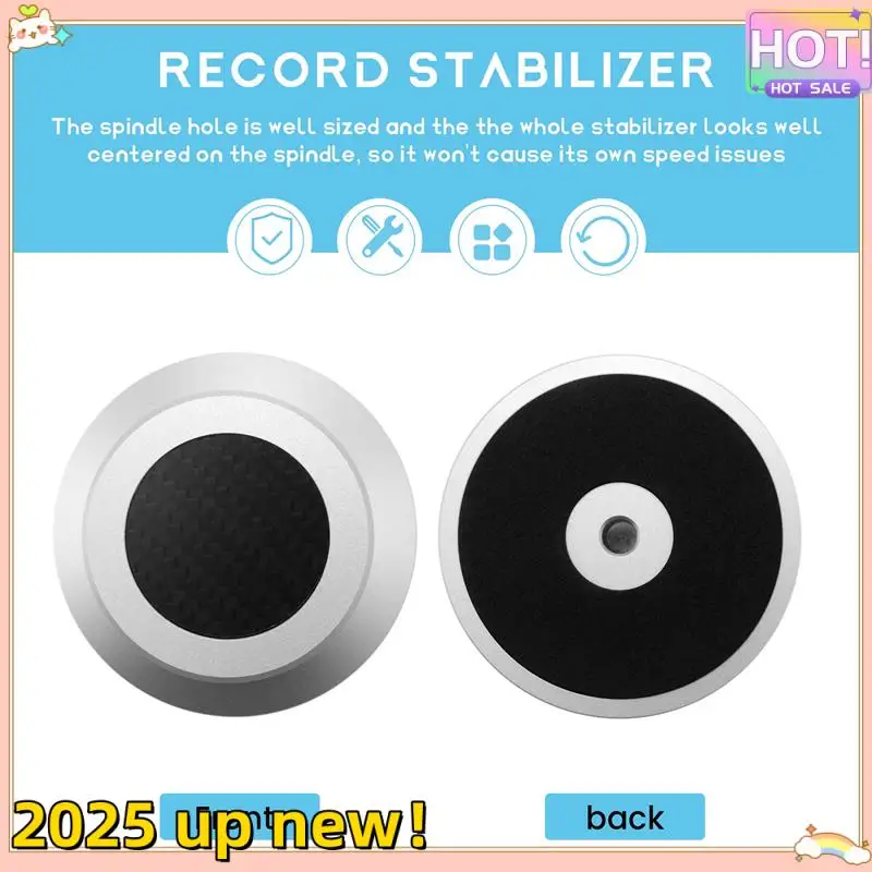 Stabilizzatore di peso con registrazione dalla trama delicata con cuscinetto protettivo morbido per profilo del giradischi disco LP in vinile HiFi