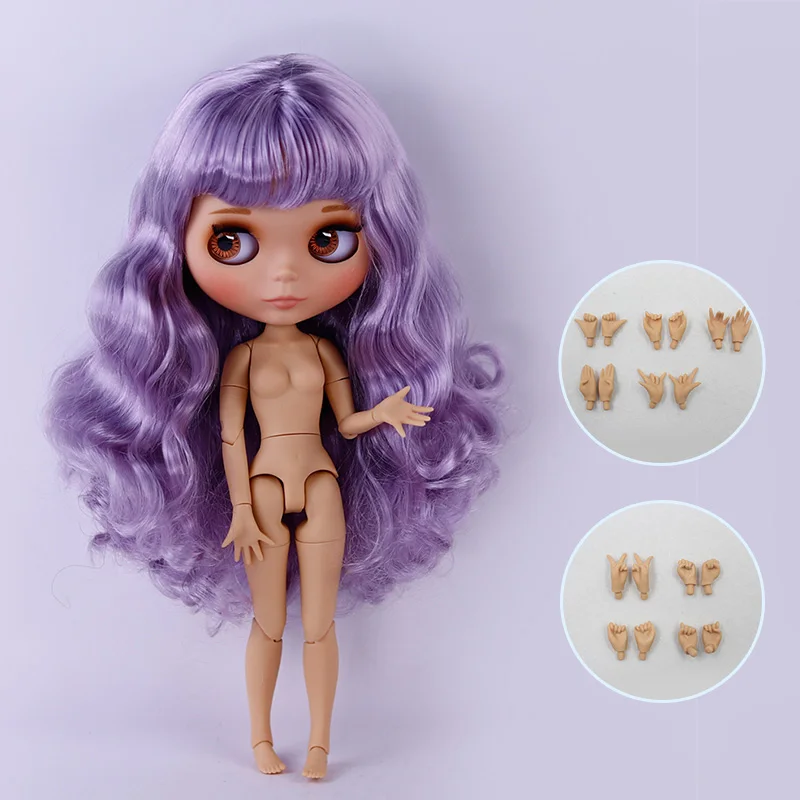 ICY DBS Blyth Puppe, hellbraune Haut, mattes Gesicht mit Augenbrauen, Sonderpreis, 1/6 BJD JOINT Body Neo, Weihnachtsgeschenk, Anime