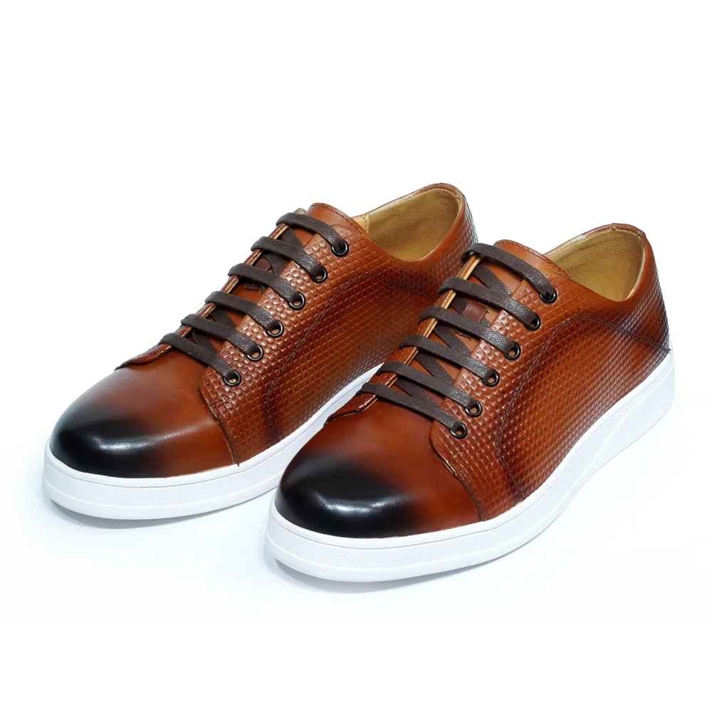 NONE Men's Derby Sneakers Brown 42 4