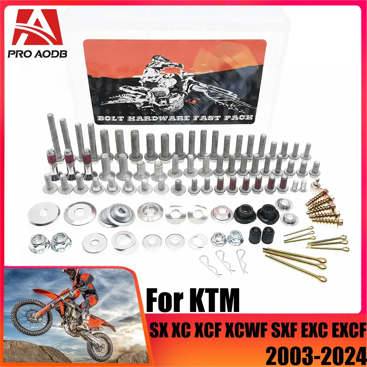 

Hardware screw Bolt Full Plastics Fastener Kit For KTM SXF EXC EXCF FC FE TC TE TX SX XC XCF XCW 125 150 250 300 350 450 500 530