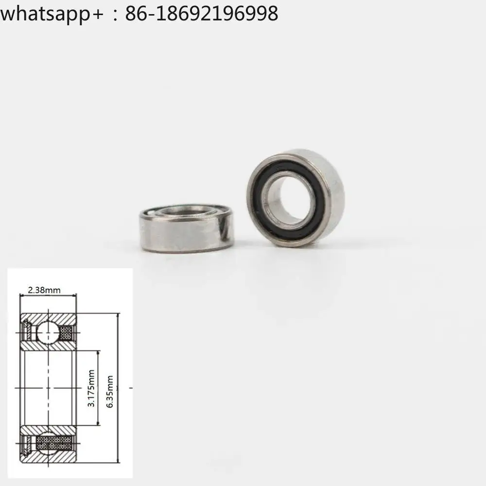 10pcs High Speed handpiece turbine rotor stainless ball bearings SR144TL for CA Dabi 3.175x6.35x2.38mm