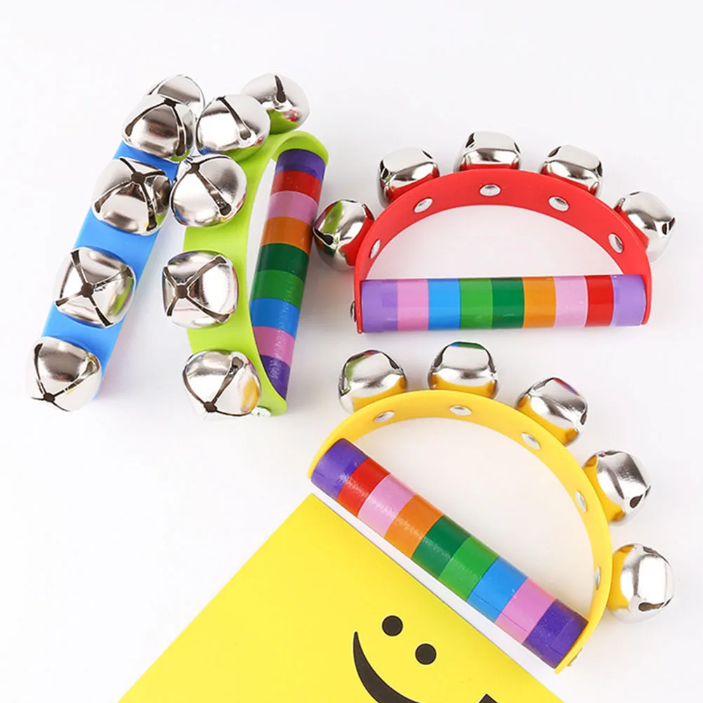 

3 Pcs Wooden Handbell Mobile Bed Mobiles for Baby Crib Activity Academy Creative Infant Plaything
