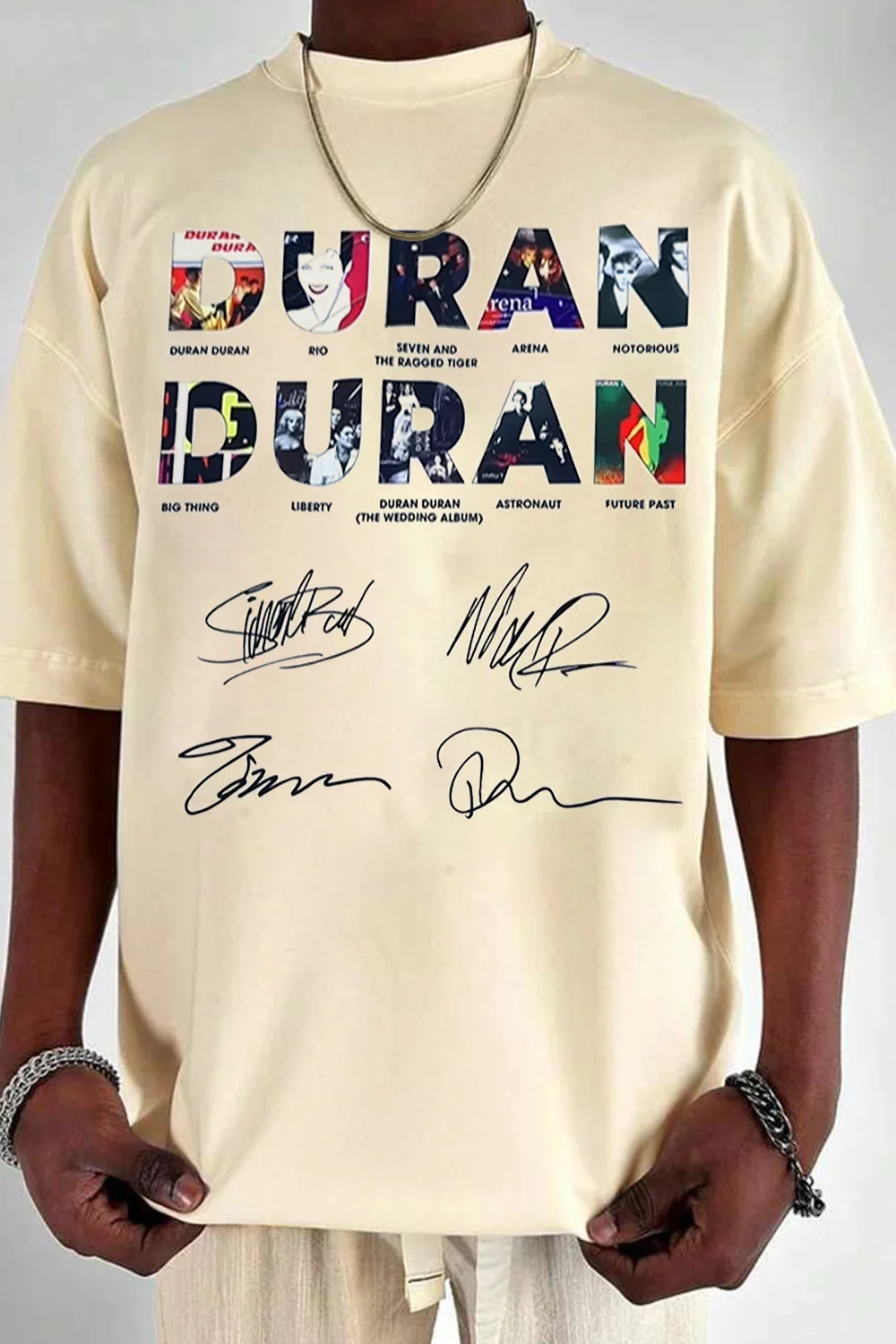 Fashion Duran Duran Graphic Tshirt Mens Womens Cotton Tees Ummer Casual Short Sleeve Round Neck Clothing Loose Tops Trend
