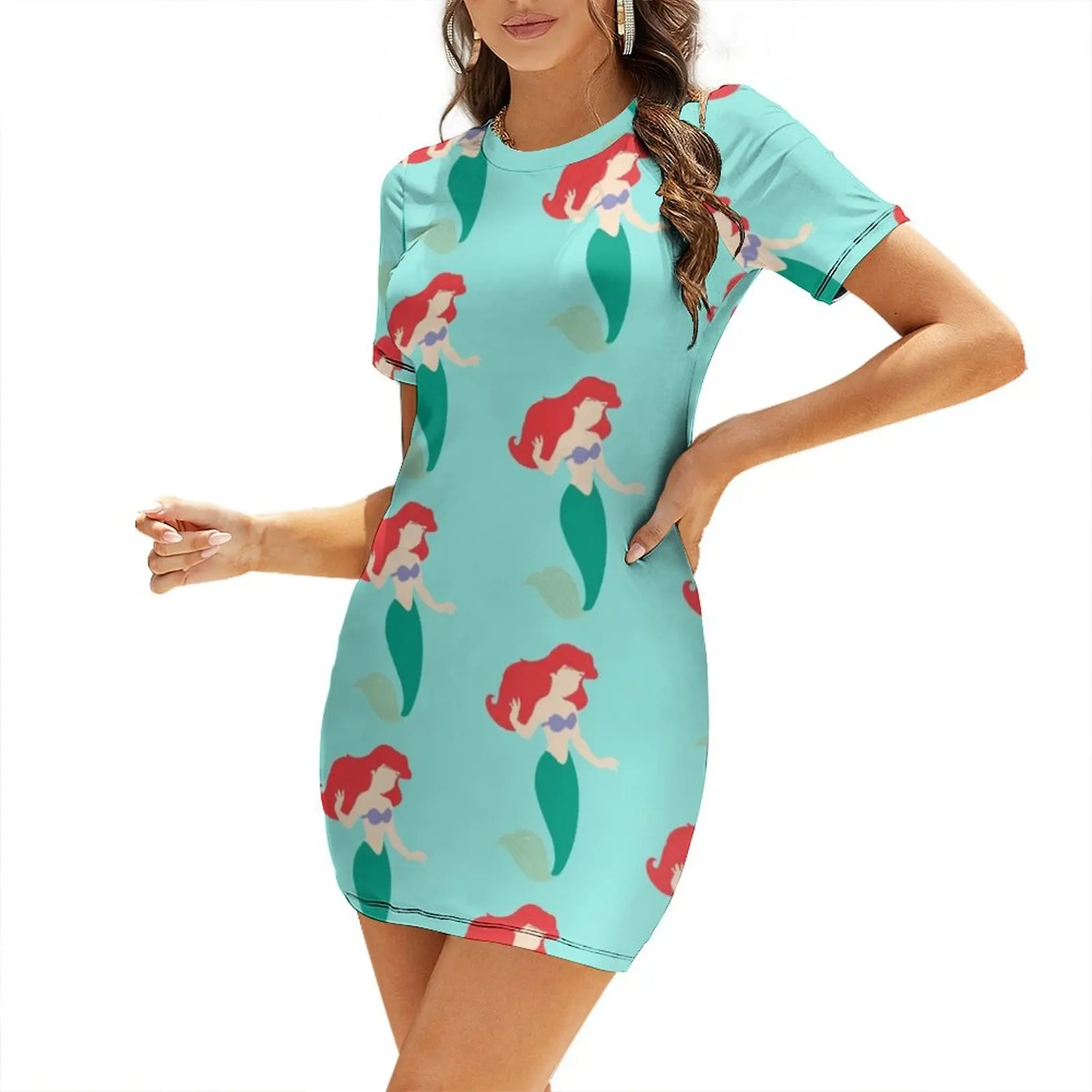 

Wouldn't You Think I'm The Girl Short-Sleeved Dress dress party night summer dress korean women clothing women summer 2025