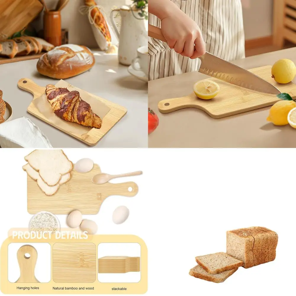 

Набор из 25 бамбуковых разделочных досок из 11 х 5 для гравировки, сервировки и деревни — идеально подходит для подарков на День матери или новоселье