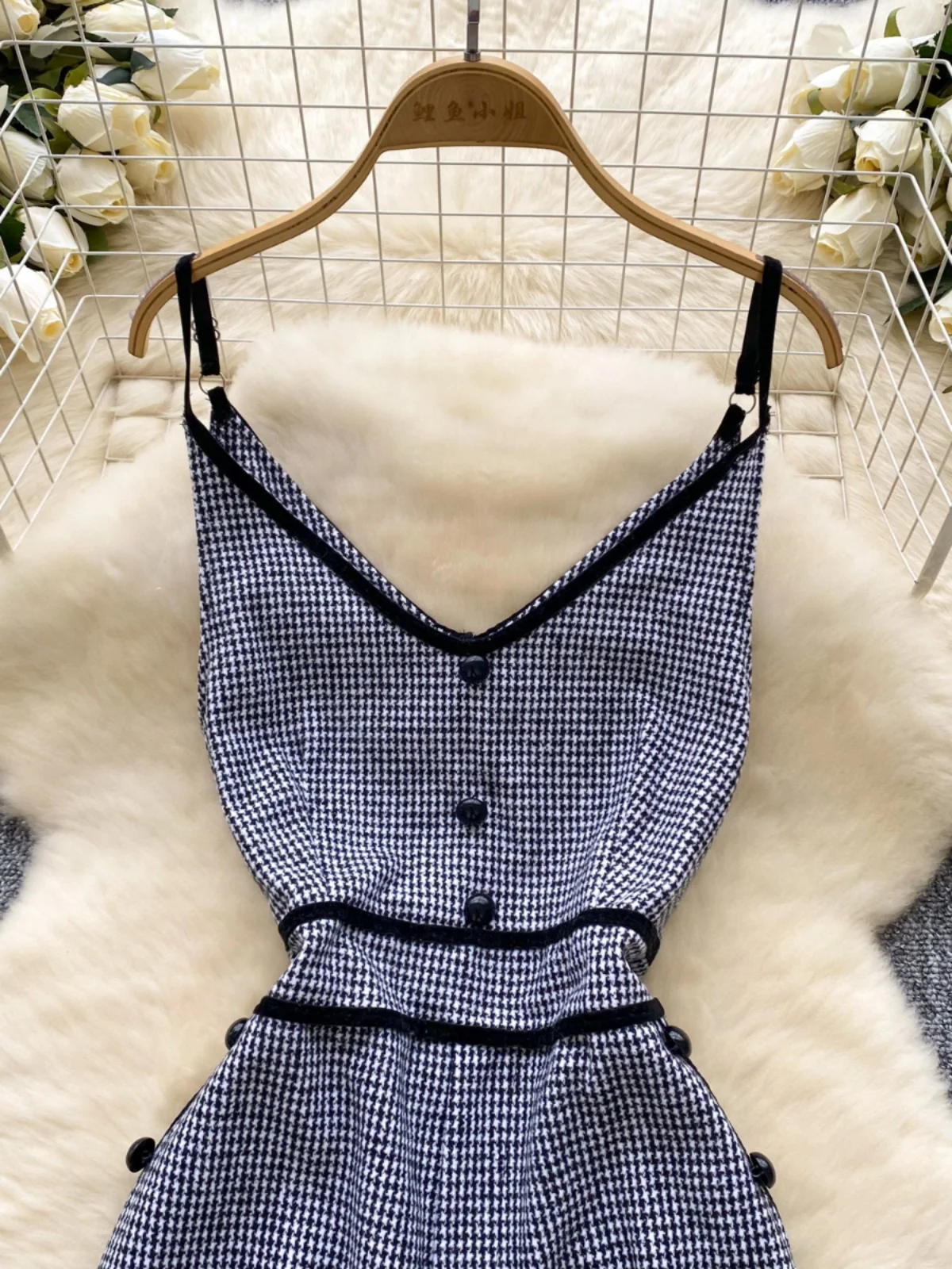 Faionable Cheered High-Waisted Slimming Women's Jumpsuit with Strap Autumn Collection Casual Sle Commute Straight Leg P...