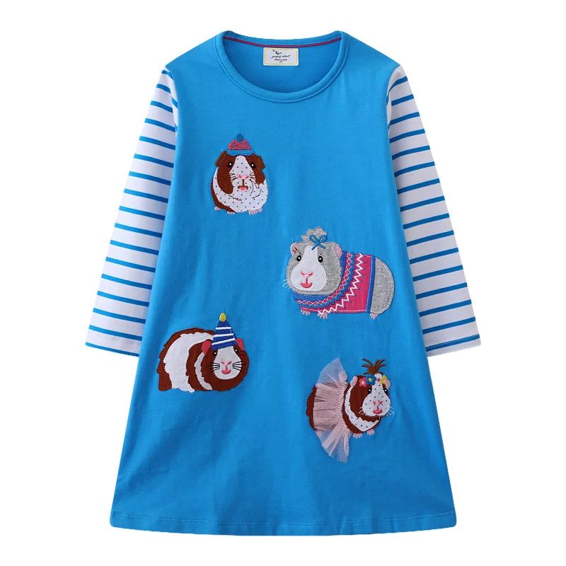 

2025Autumn Girls' Long Sleeve Princess Dress Children's Cotton Home Dress Wholesale