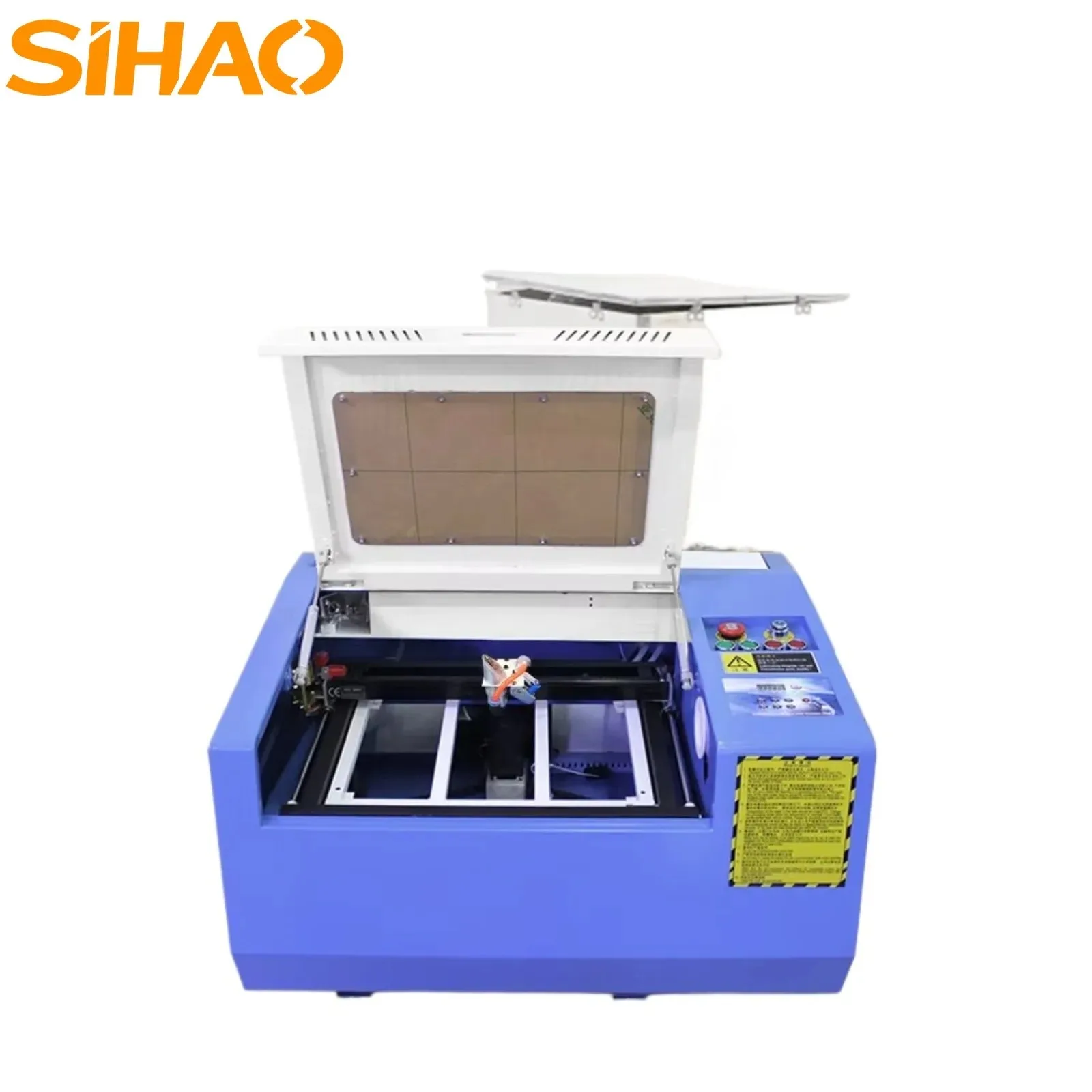 

Sihao 50 Вт лазерный гравер CO2 лазерный гравировальный станок 400*300 мм система водяного охлаждения кожаная одежда шаблон резки