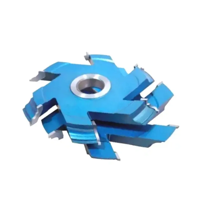 Six Blades Woodworking Machine Molding Cutter Slot Groove Cnc Router Bit Milling Cutter Spindle Model Tool For Slotting